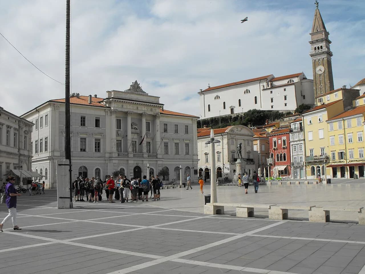 Coffee in Piran: Waterfront, Squares and Small Cafés