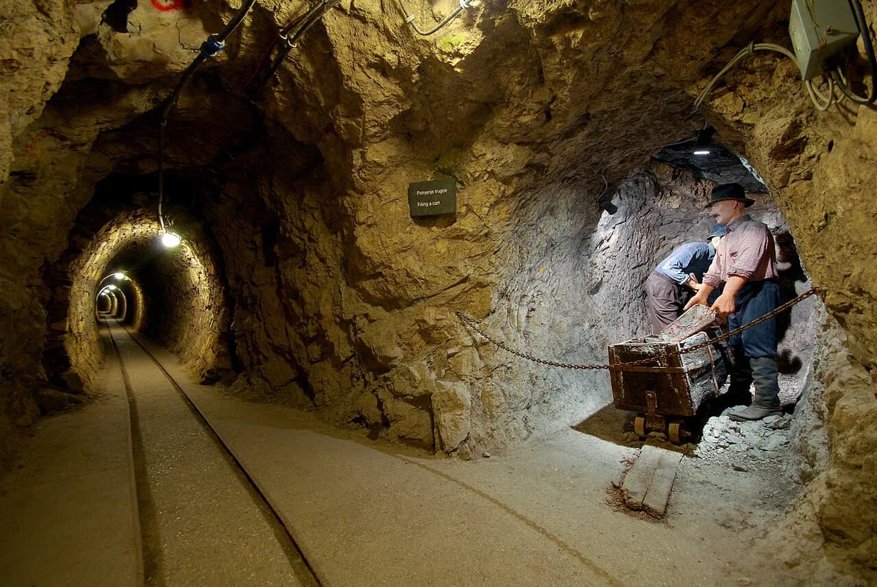 Idrija Mercury Mine: Anthony's Main Road, the Smelting Plant and the Town's Mining Sites
