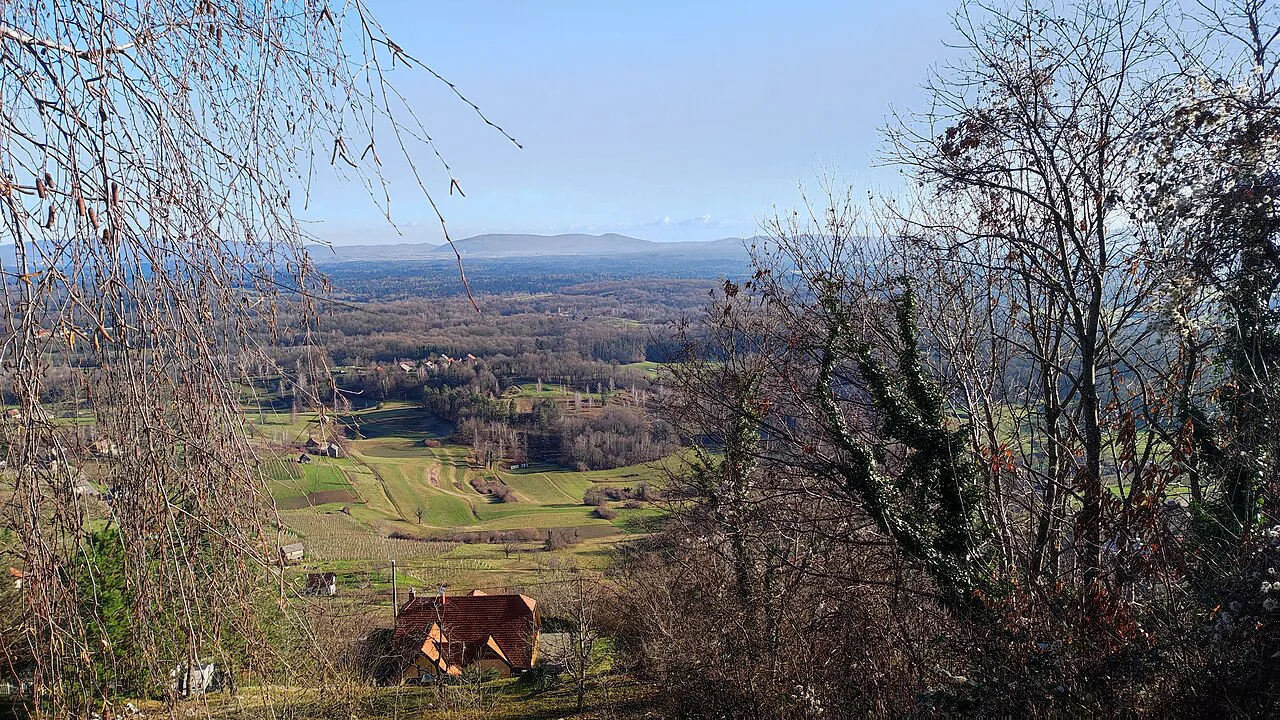 Bela Krajina from the Semič viewpoint.