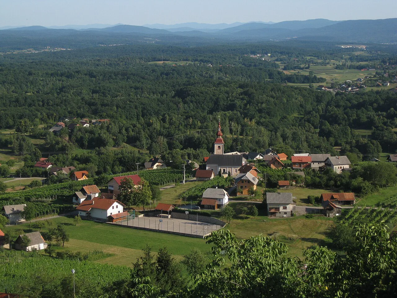 Sadinja vas near Semič in Bela Krajina.