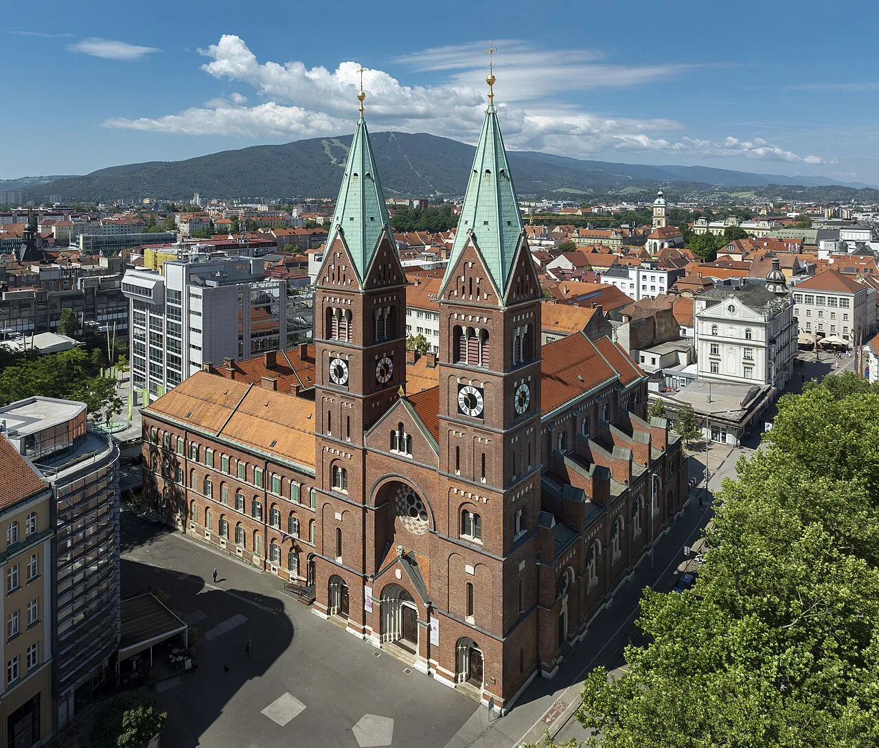 The Basilica of Our Mother of Mercy in Maribor.