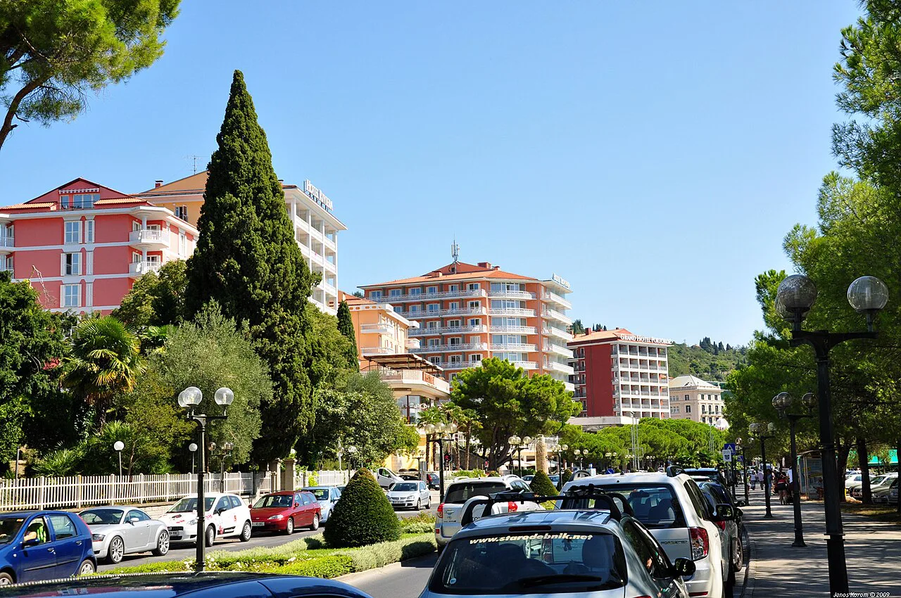 A street in Portorož.