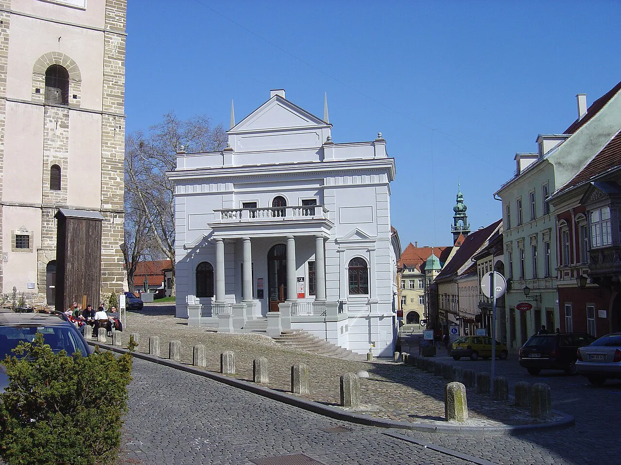 The theater on Slovenski trg in Ptuj.