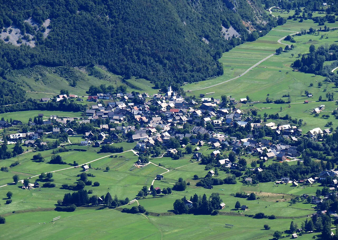Stara Fužina from above.