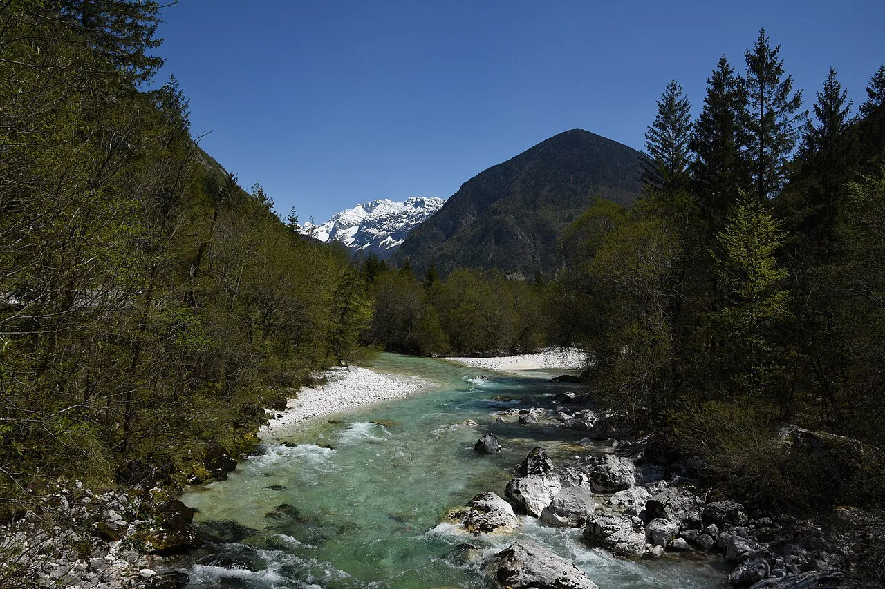 The Soča near Bovec.