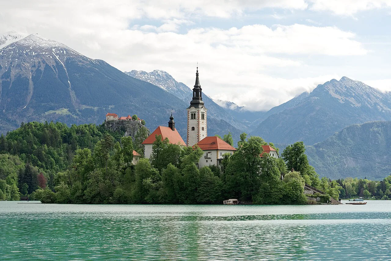 Bled Island and its pilgrimage church.