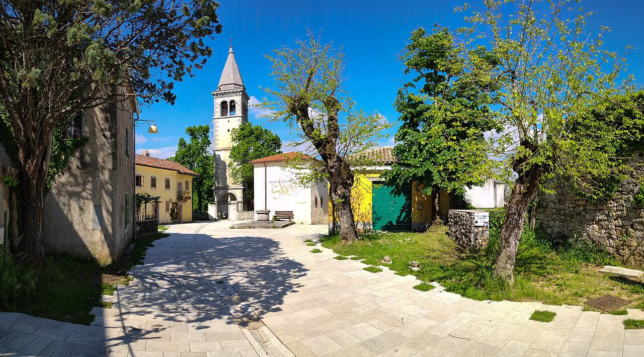 Škocjan village in Divača municipality.