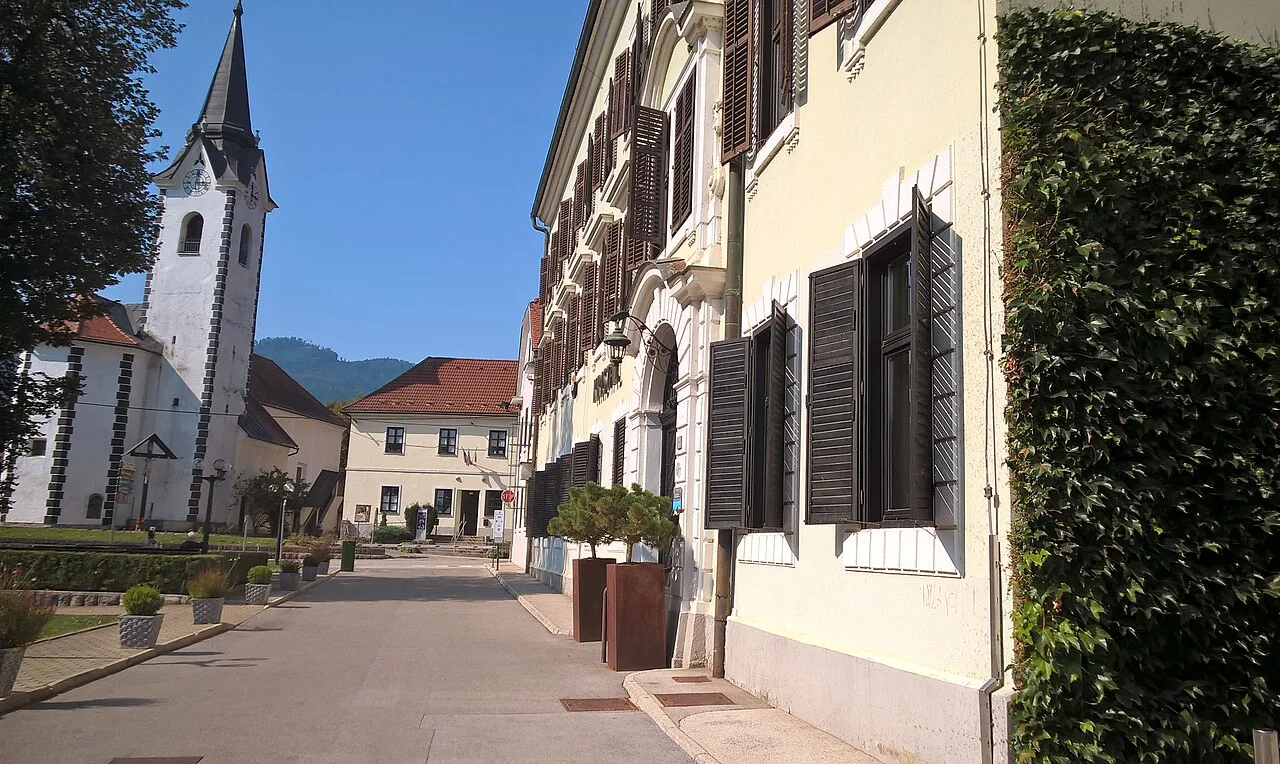 The spa building in Dolenjske Toplice.