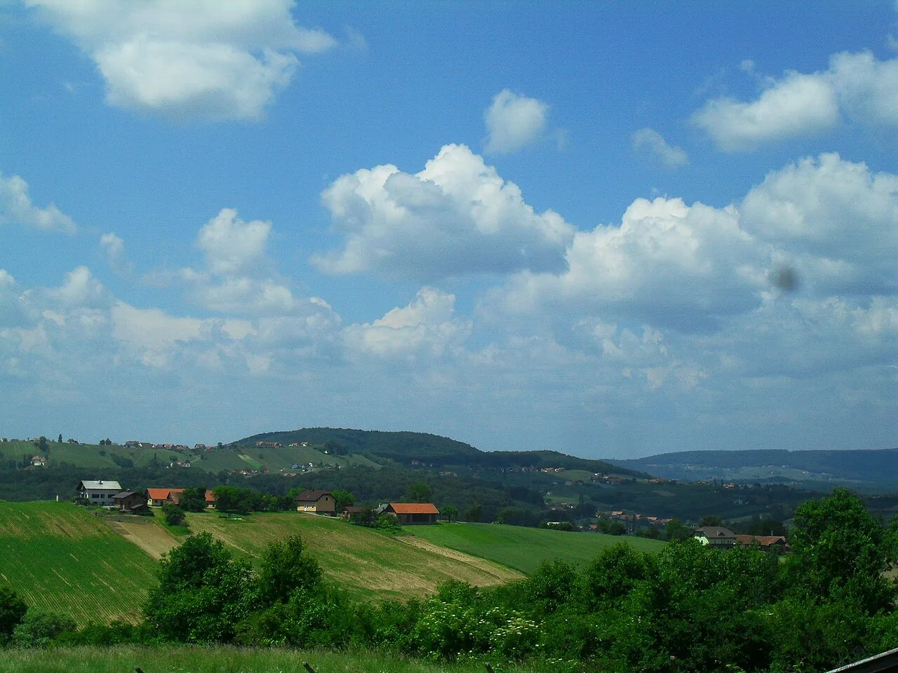 The hills of Goričko in Prekmurje.