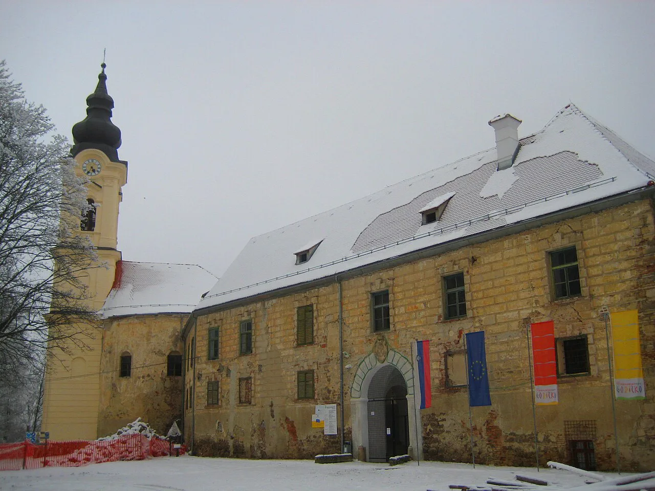 Grad Castle in winter.