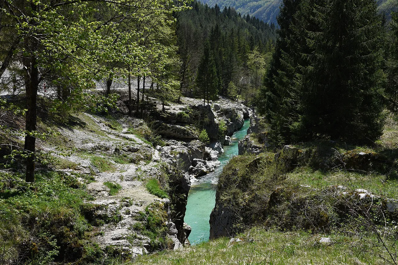 The Great Soča Gorge (Velika korita).