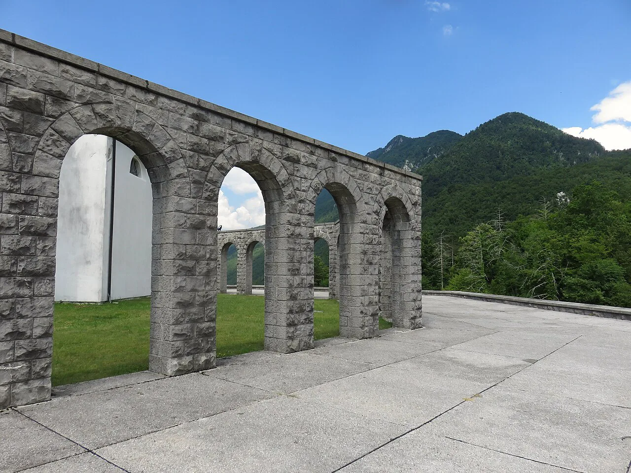 The Italian Charnel House at Kobarid.