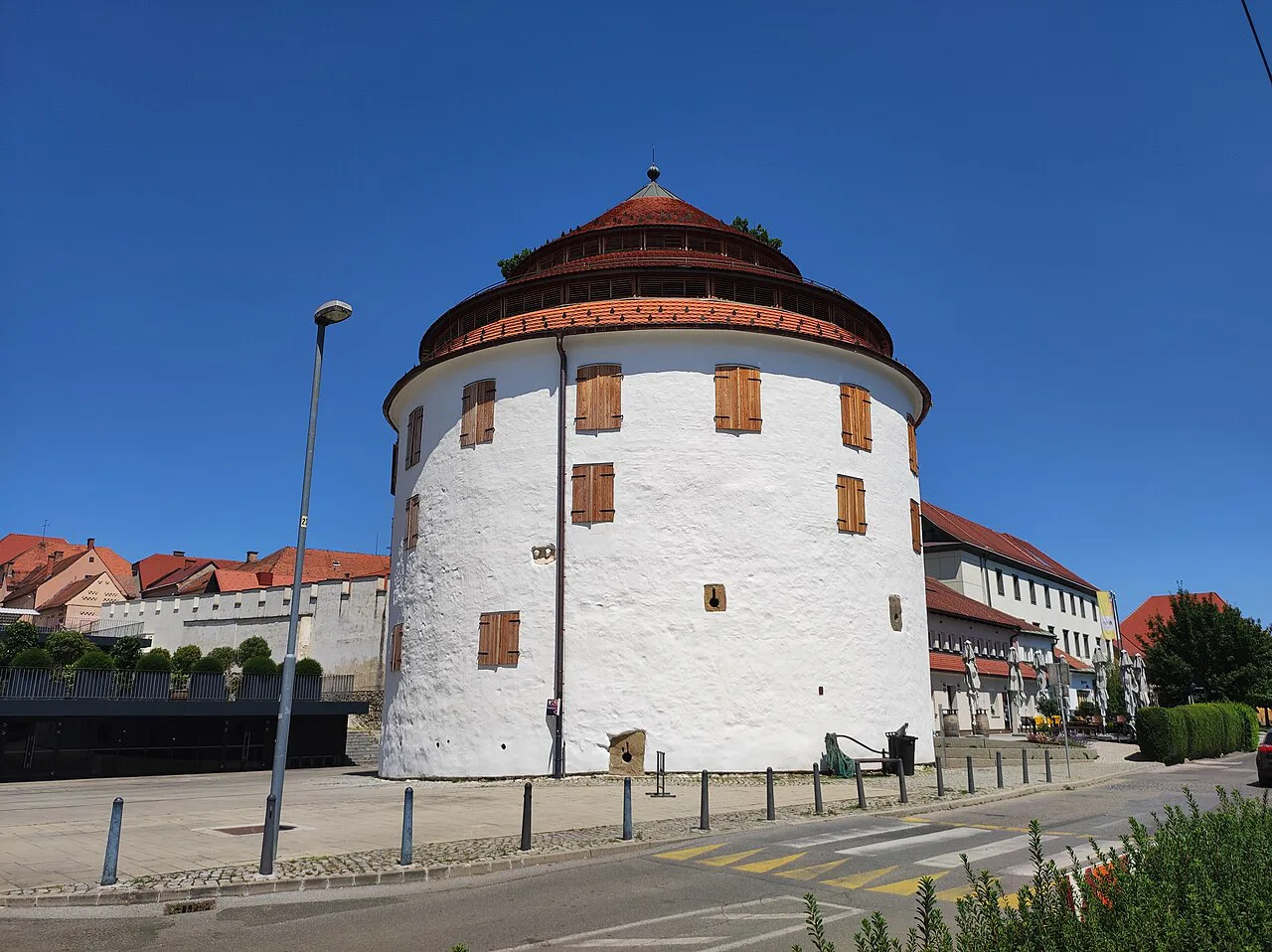 The Judgement Tower on the Drava in Maribor.