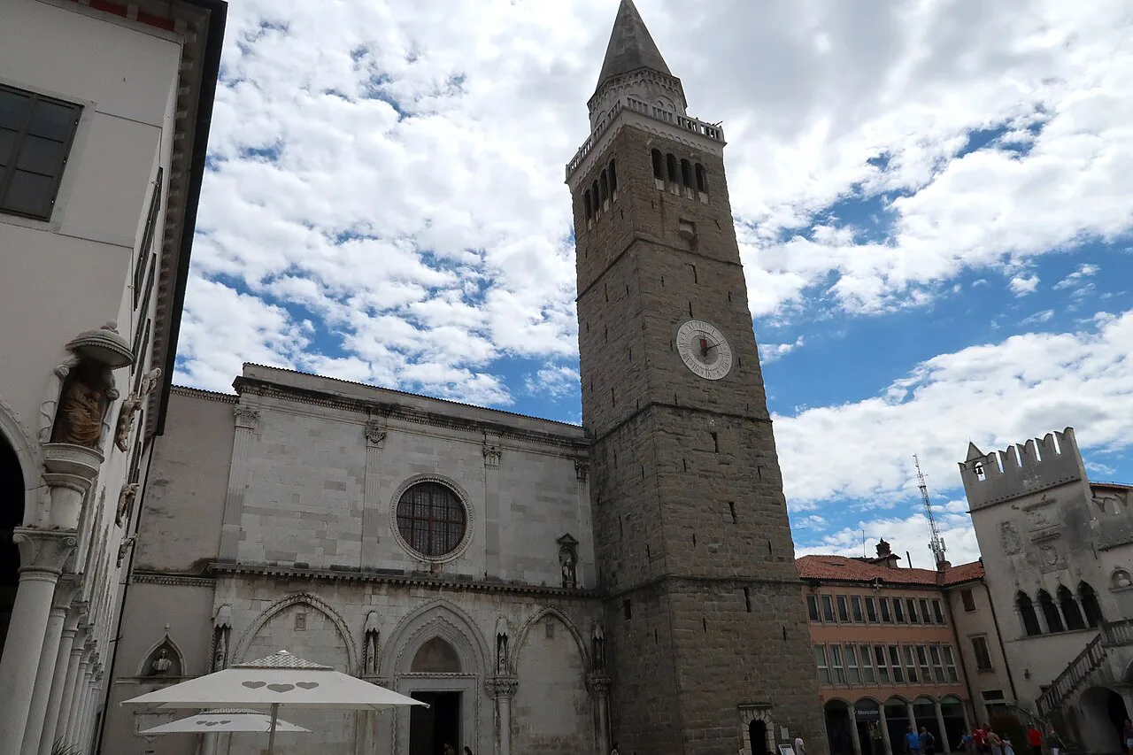 Koper Cathedral's bell tower.