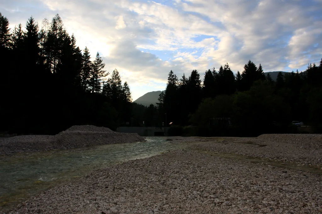 The Triglavska Bistrica near Kranjska Gora.