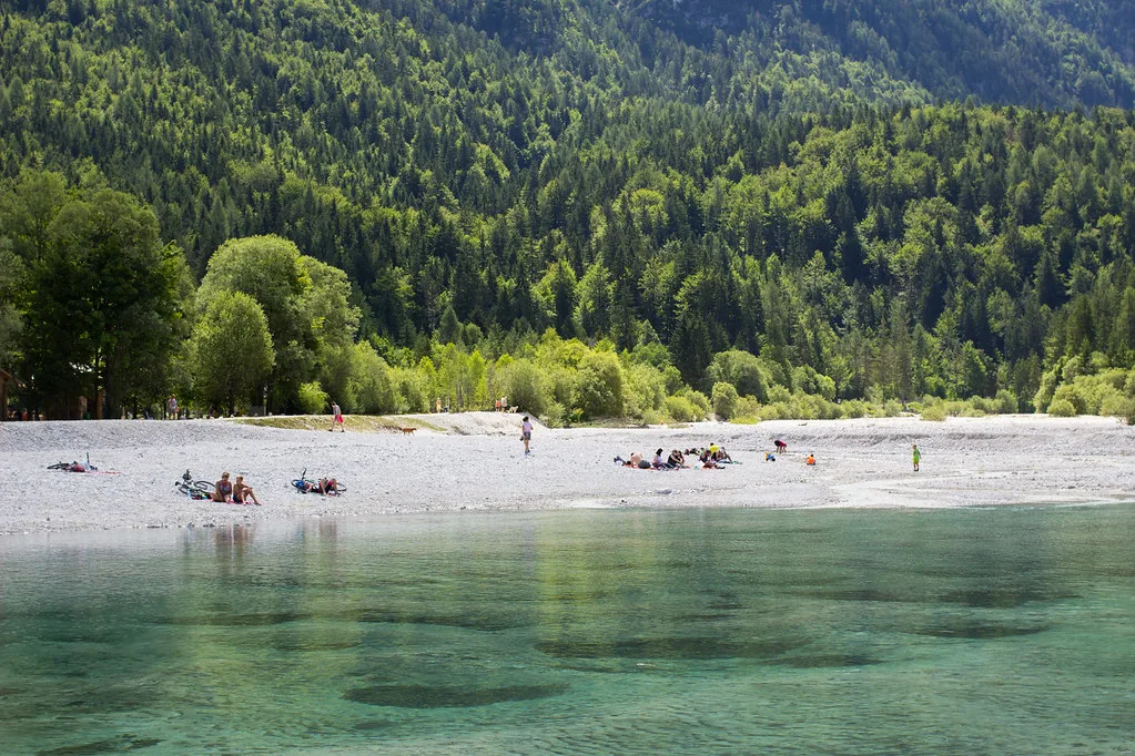A river near Kranjska Gora.
