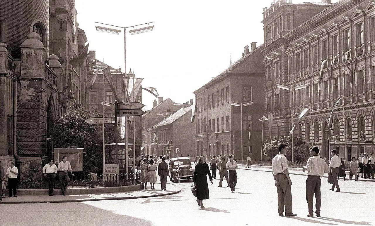 Krekov trg in Celje in 1959.