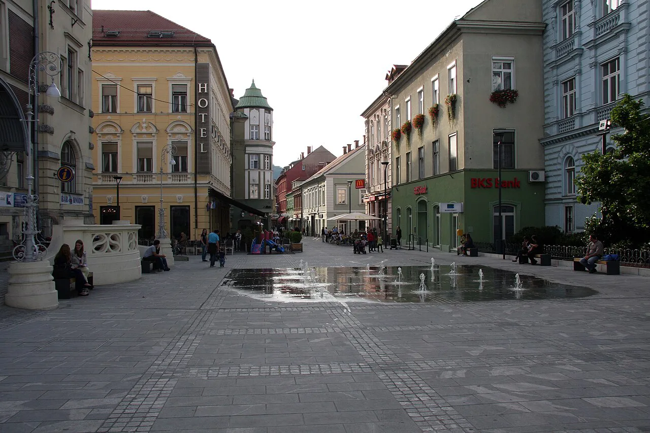 Krekov trg in Celje.