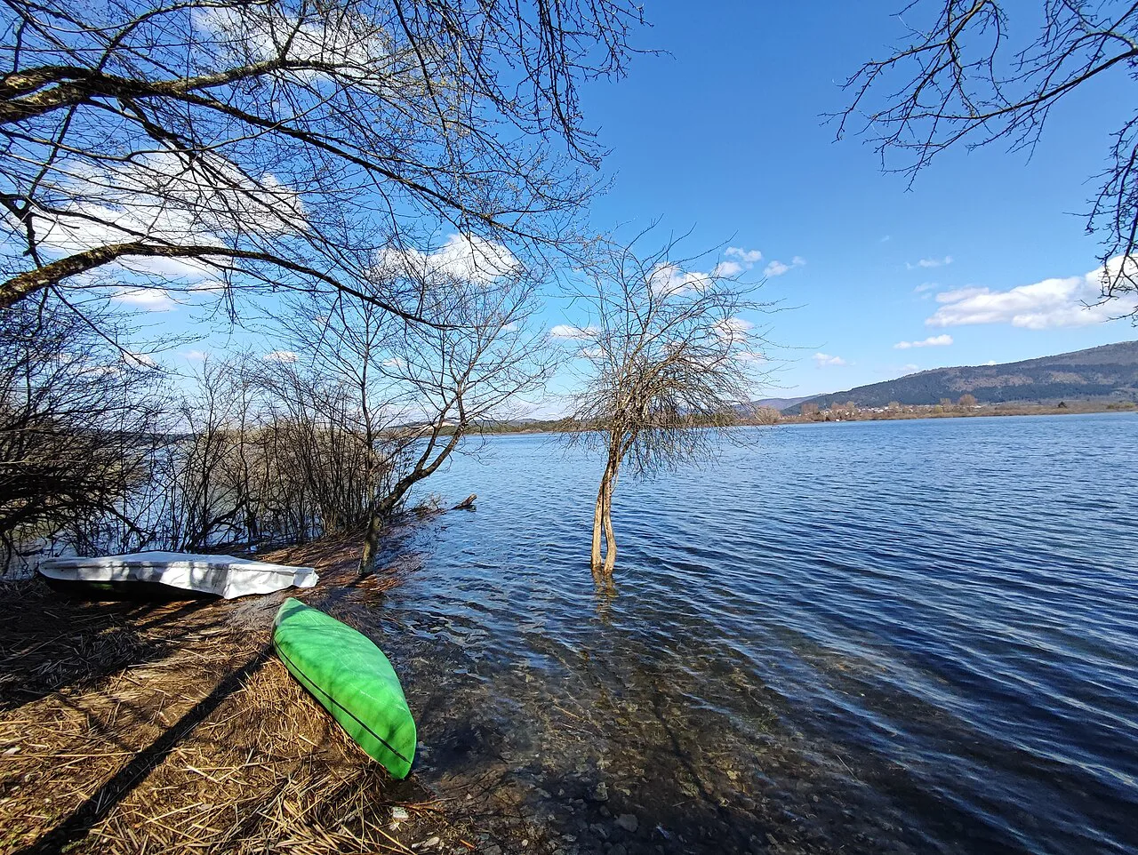 Lake Cerknica from Skadulca.