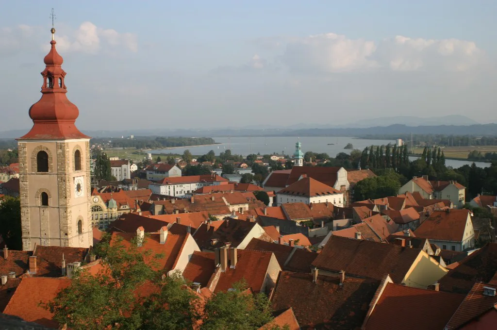 Ptuj and Lake Ptuj.