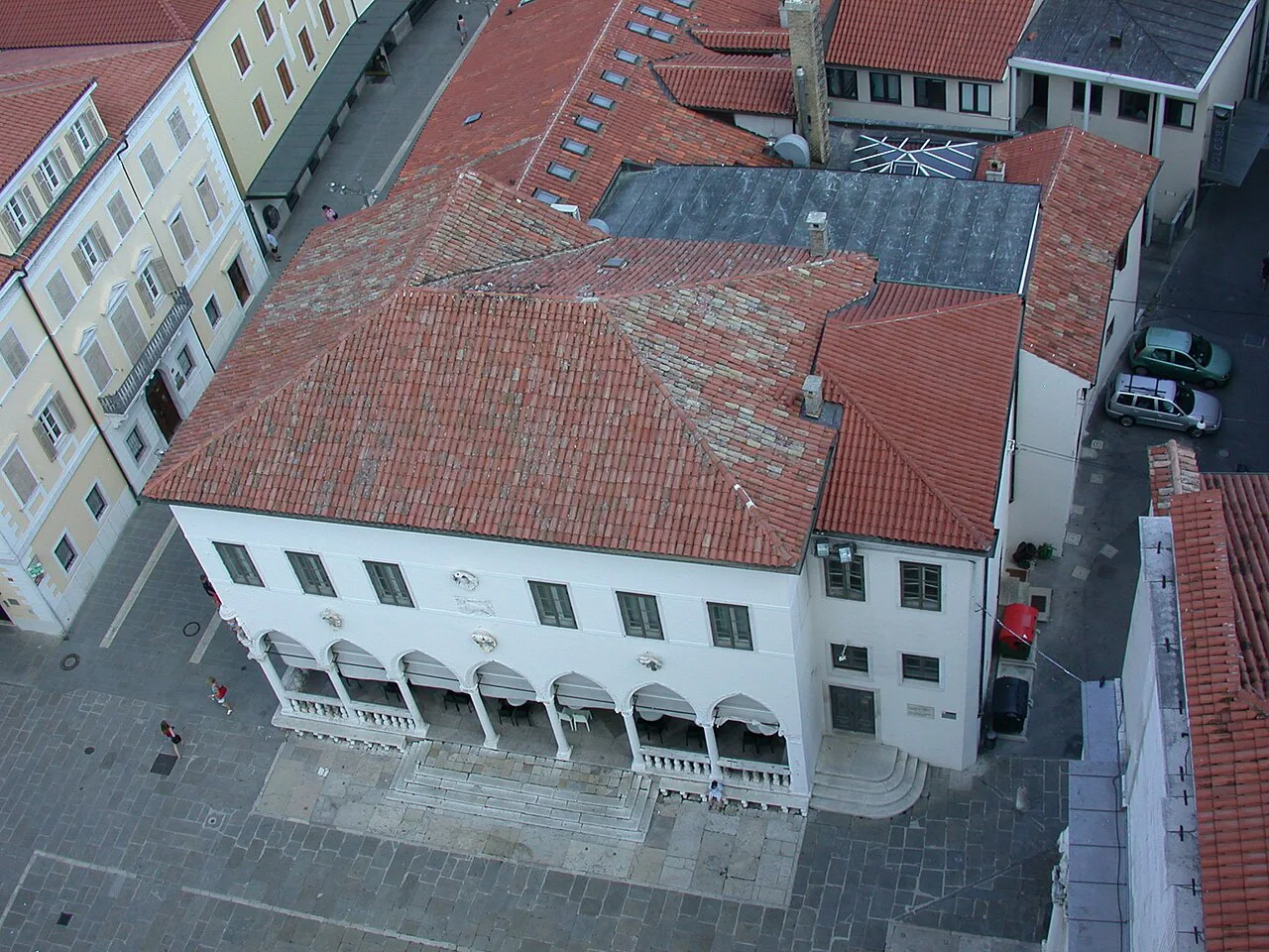 The Loggia on Titov trg from above.