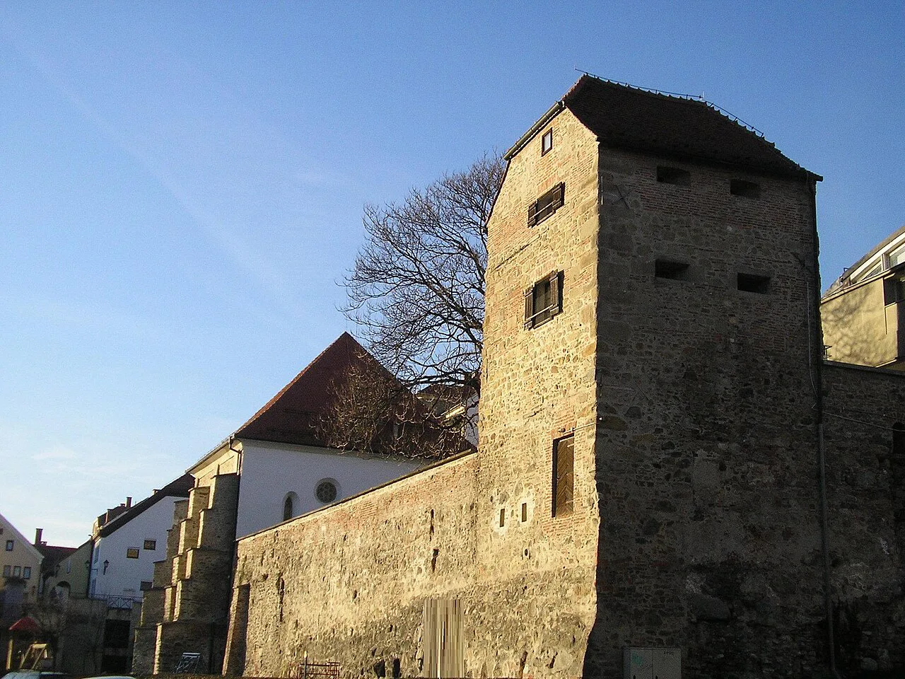 The Jewish Tower beside the synagogue in Maribor.