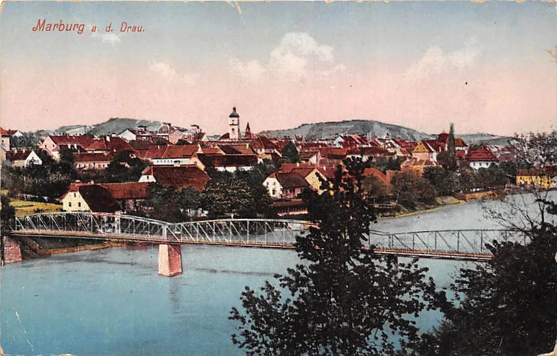 Maribor on a 1910s postcard.