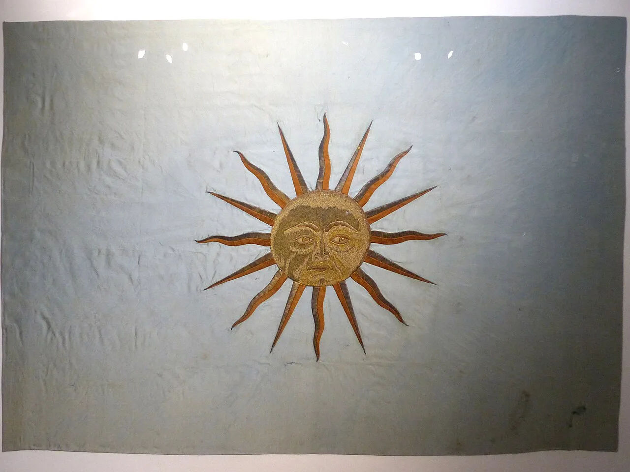 A painted banner in the Koper Regional Museum.