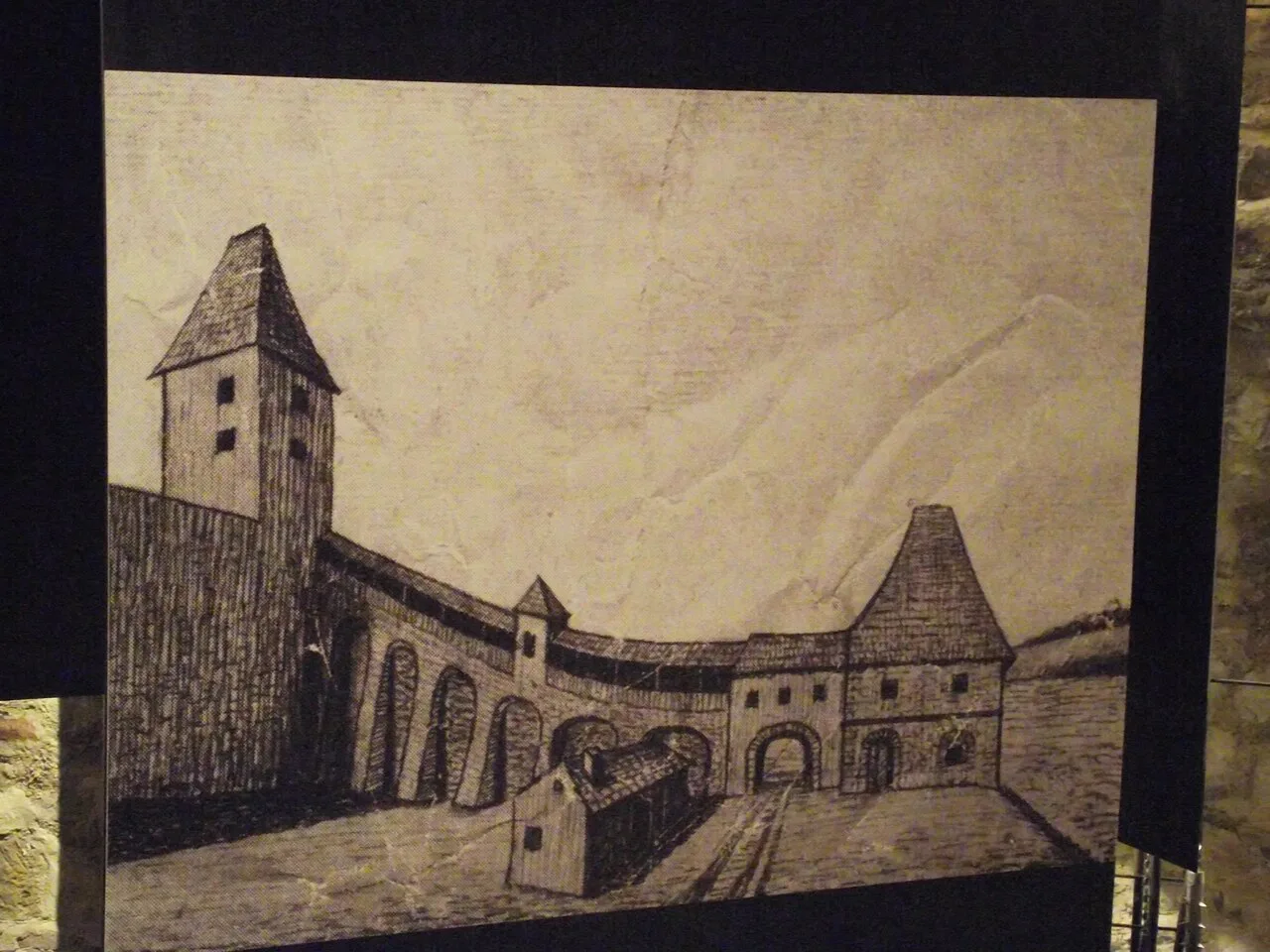 A drawing in the Maribor history museum.