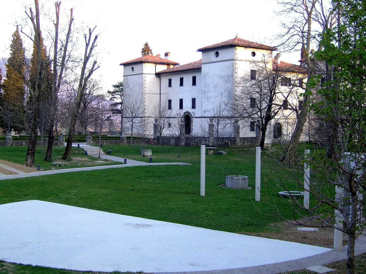 Kromberk Castle and its grounds near Nova Gorica.