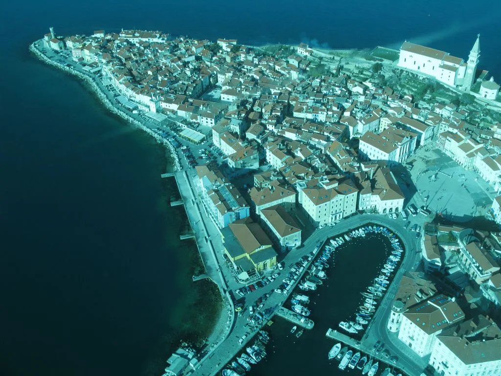 Piran's peninsula, next to Seča and Portorož.