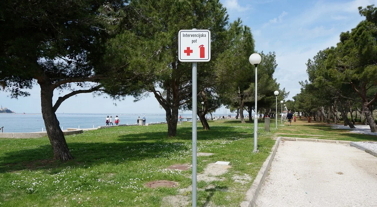 The shore path at Strunjan.