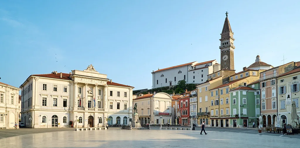 Tartini Square in Piran.