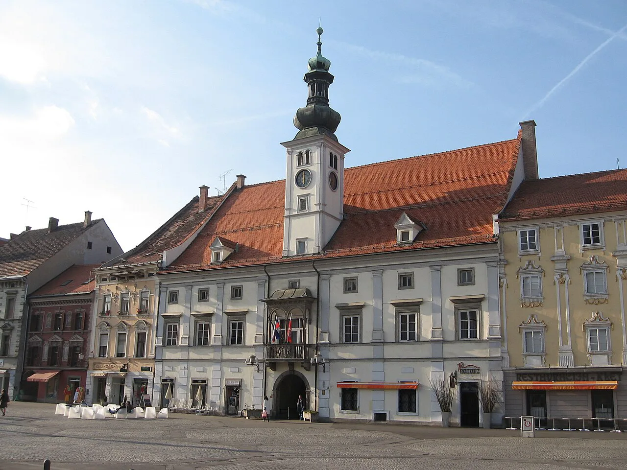 Maribor Town Hall on Glavni trg.