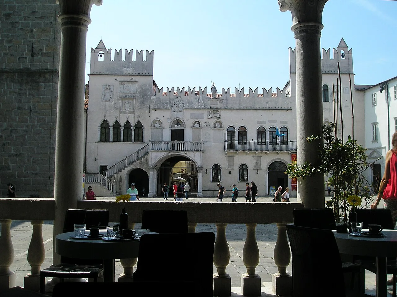 The Praetorian Palace seen from the Loggia.