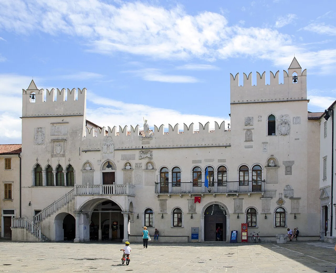 The Praetorian Palace on Titov trg in Koper.