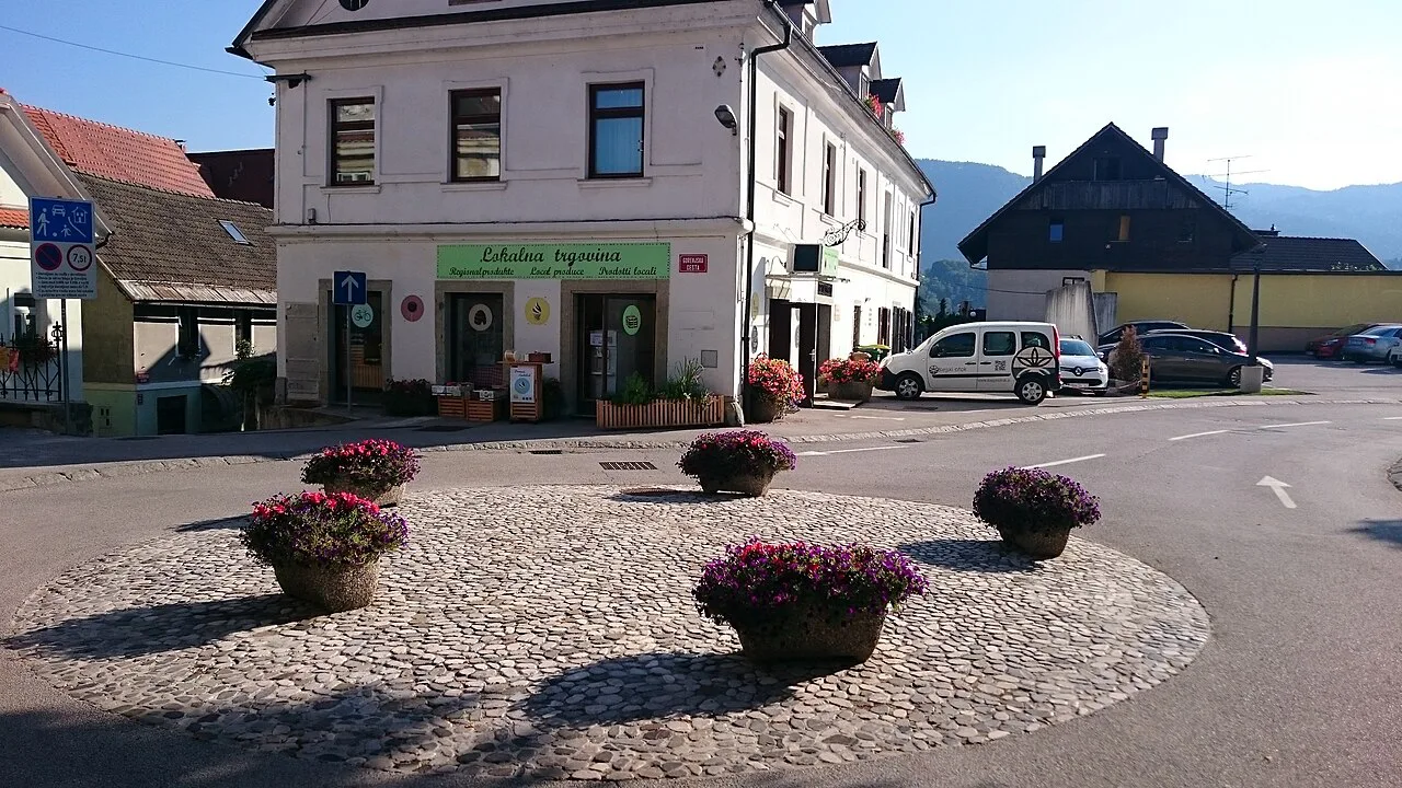 The center of Radovljica.