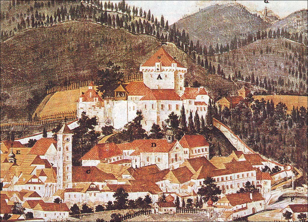 Škofja Loka in a 1697 painting.