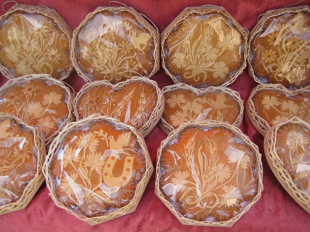 Decorated Dražgoše bread biscuits (kruhki).