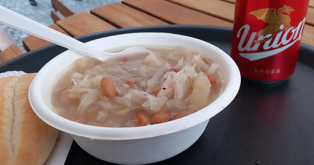 Jota, another everyday Slovenian dish.