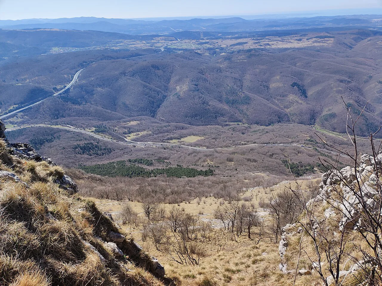 The Karst seen from Plesa.
