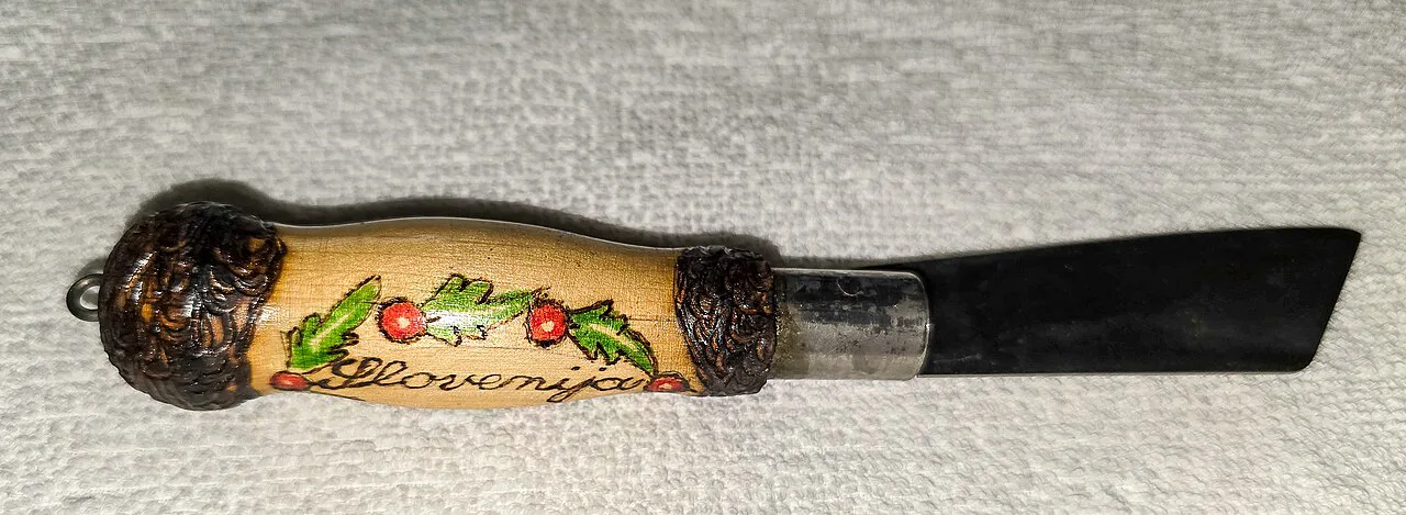 A Slovenian folk-art pocket knife.