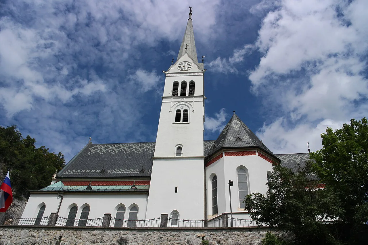 St Martin's Parish Church in Bled.