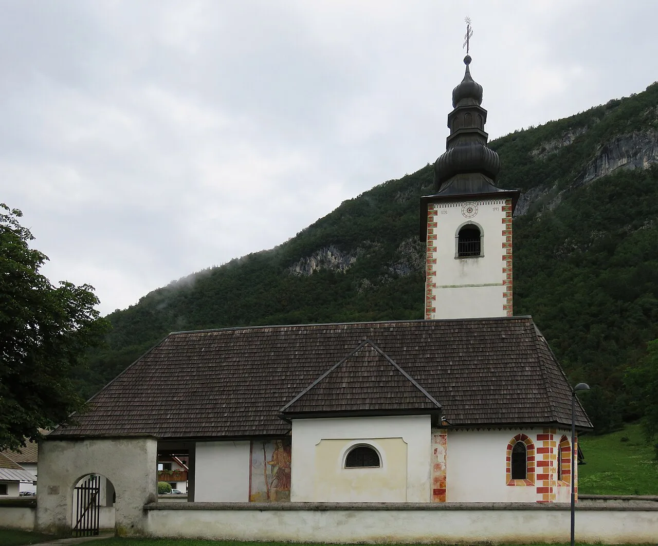 The church in Stara Fužina.