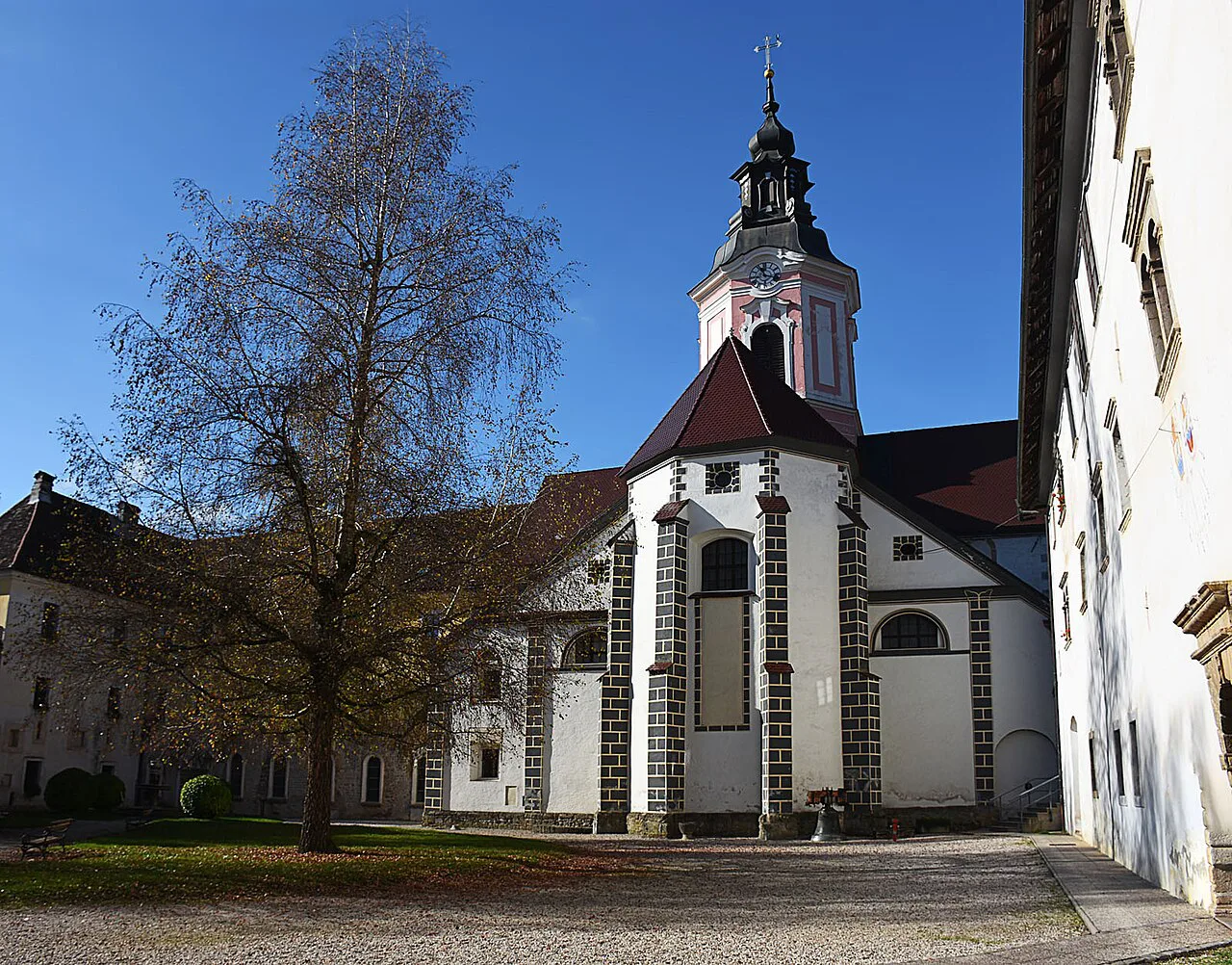 The abbey church at Stična.