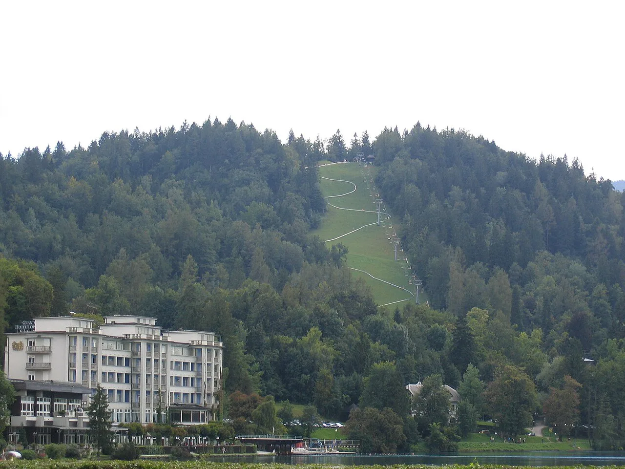 Straža hill above Lake Bled.