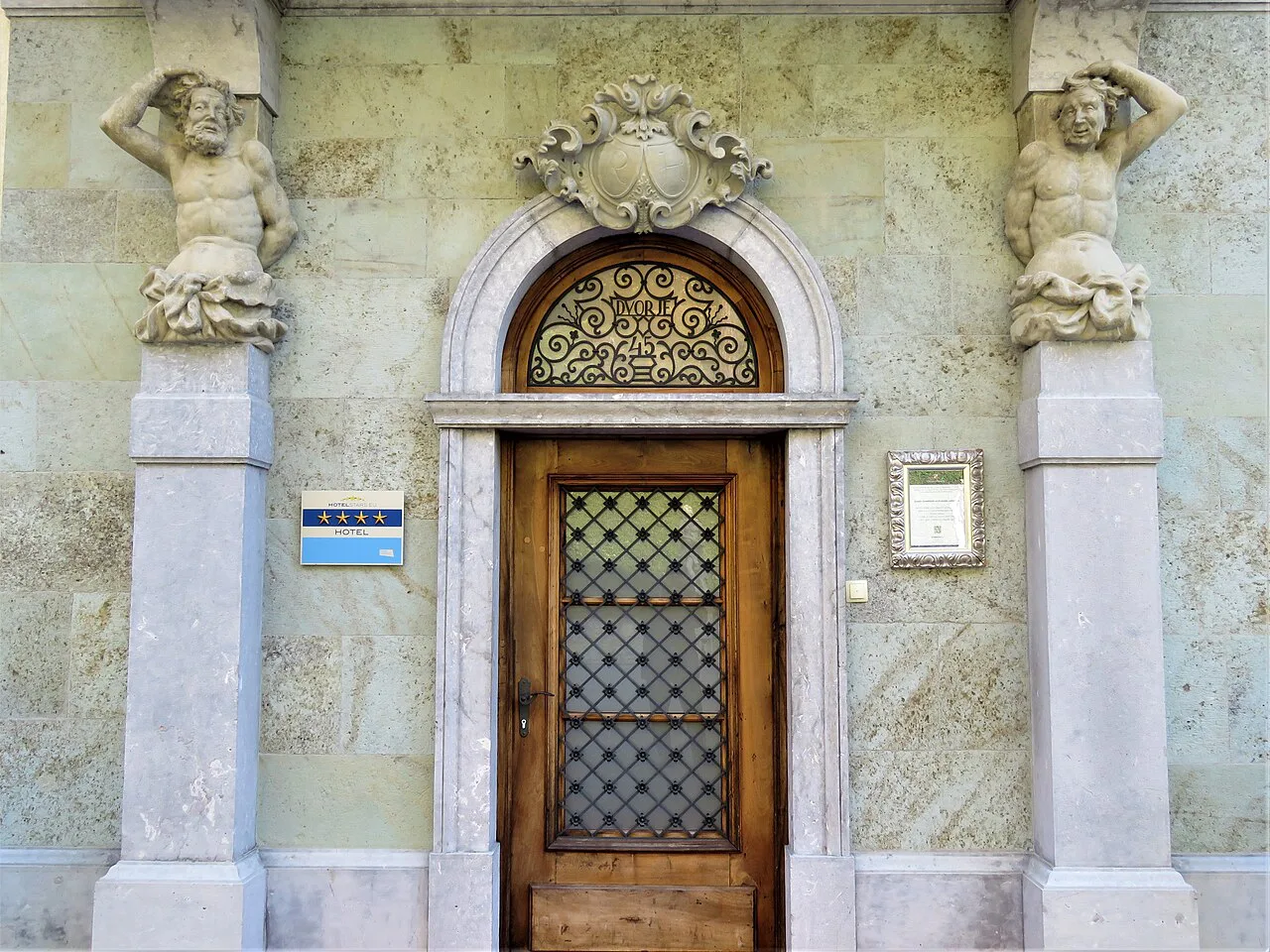 The entrance portal of Strmol Castle.