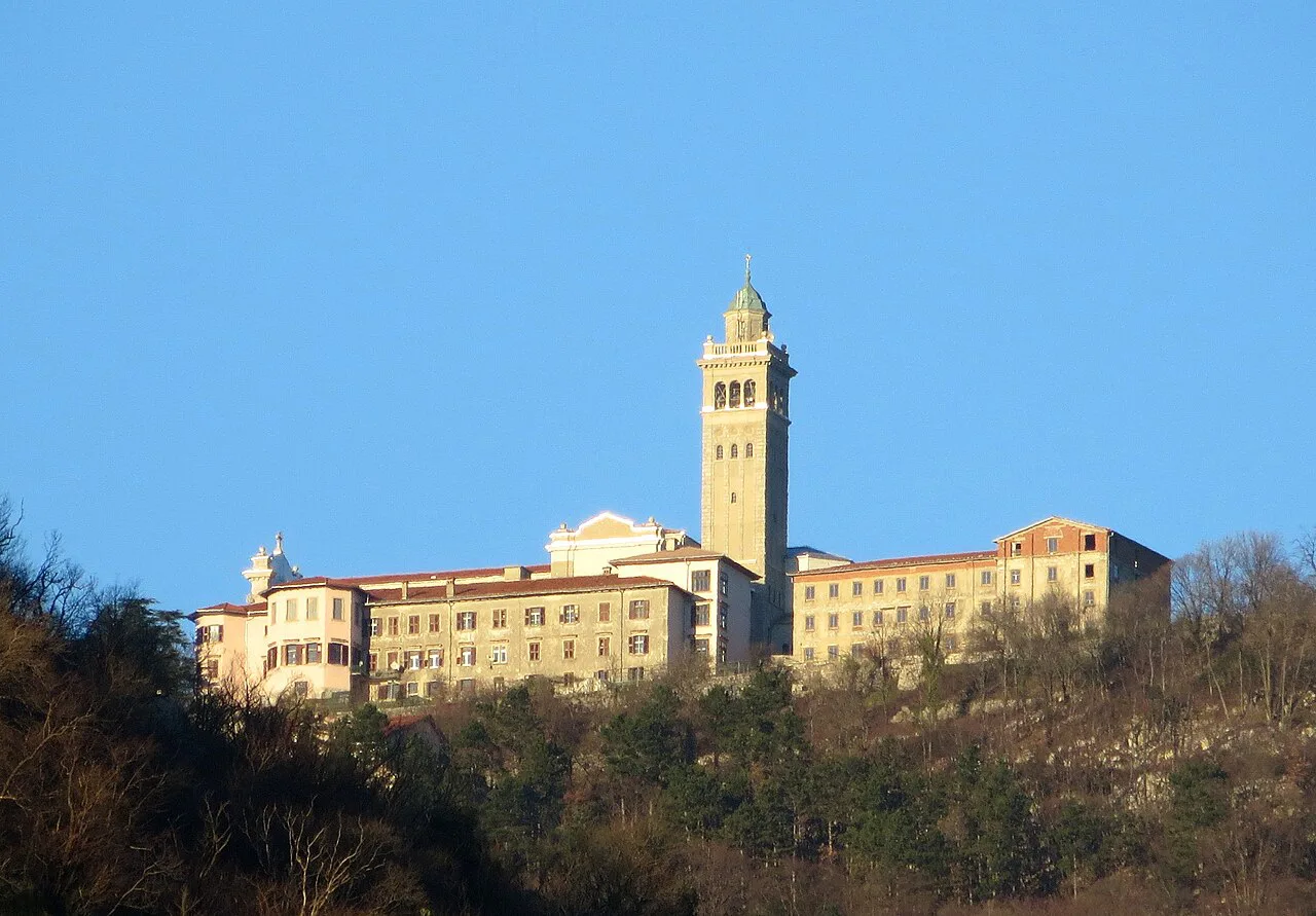 The monastery and basilica on Sveta Gora.