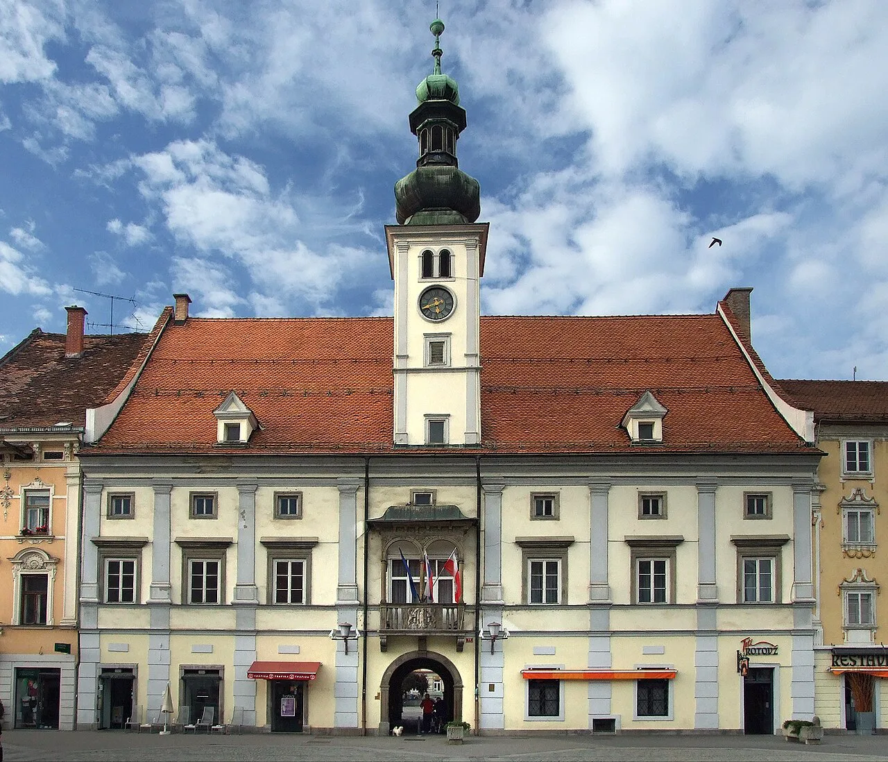 Maribor Town Hall on Glavni trg.