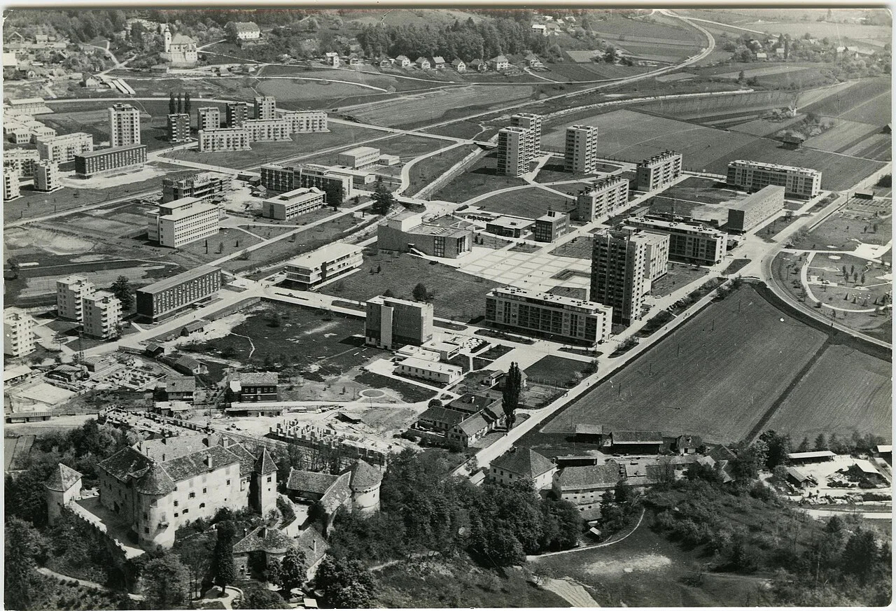 Velenje on a 1965 postcard.